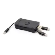 4-in-1 Card Reader for iOS & Android Phone Tablet PC USB-C/MicroUSB/USB 2.0/L...