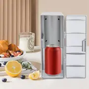 Compact Mini USB Fridge Freezer Cans Drink Beer Cooler Warmer Travel Car Office