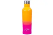 Lazy Dayz Spartan Drink Bottle 480ml - Orange Pink Ombre