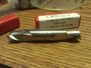 .500" 1/2" 2 FLUTE DOUBLE END STUB LENGTH CARBIDE END MILL
