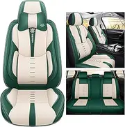 DELPOS Replacement for Car Seat Covers Universal Full Set Accessories for Mercedes Benz B-Klasse B180 W247 B180d W247 B200 W247 B200d B200d B250e W247 Car Accessories, green