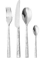 [Robert Welch] Blockley Slate Cutlery Set 24 Piece Gift Boxed in Silver