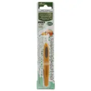 Clover 1027 Soft Touch Steel Crochet Hook-Size 14/.5mm (3Pk)