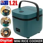 1.2L Mini Electric Rice Cooker Pot Portable Steamer Make Porridge For 1-2Person