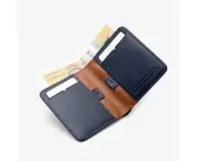 Sublime - Men's slim bifold leather wallet - Navy Blue 2 Tone