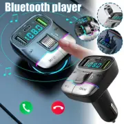 Bluetooth Wireless Car FM Transmitter MP3 Player Portable USB Charger Adapter