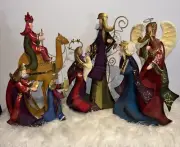 3 Piece Christmas Nativity Set Scene Indoor/Outdoor 25” Tall 2005 Home Interiors