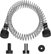 Trsmima Heavy Duty Stainless Steel Zipline Spring Brake Extra Long 6.5 FT, Zipline Stopper, Kids Backyard Zip Line Spring Braking System/Stop/Stopper for 3/16 1/4 5/16 3/8 inch Wire