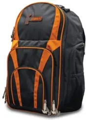 Hammer Bowling Ball Company Tournament Backpack Black/Orange Back Pack Bag
