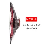 ZTTO 11-46T Bicycle Cassette 8 Speed Mountain Bike Freewheel Steel Flywheel
