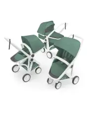 [Greentom] 3-in-1 Stroller in White/Sage