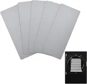 5 PCS Tray Mats Set for Harvest Right Freeze Dryer Medium Trays, Silicone Tray Liners Compatible with Harvest Right Freeze Dryer Tray Accessories, 17.01 x 6.81 Inches/ 43.2 x 17.3 cm, gray