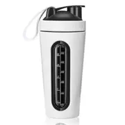 700ml Protein Powder Shaker Mixer Cup Scale Milkshake Drink Shake Bottle Sport