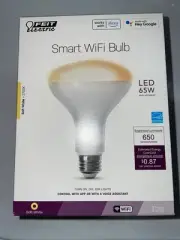 NEW Feit 65W Smart Wifi Light Bulb works w/ Alexa Soft White