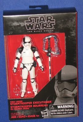 Star Wars First Order Stormtrooper Executioner 3.75" Action Figure Vintage 2017