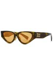 Miu Miu Cat-eye Sunglasses - Green Other ONE SIZE