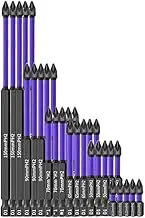 Replacement Spare Parts Magnetic Drill Bits Anti-Slip and Shock-Proof Bits with Screwdriver Bits Magnetic Screwdriver Set (5Set)