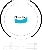 Bendix Park Brake Minor Kit for Mitsubishi Magna TH 3.5L 6G74 Petrol 1999-2000