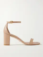 [Stuart Weitzman] Stuart Weitzman - Nudistcurve Leather Sandals - Baby pink - US10 US 10 Pink