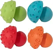 READY 2 LEARN Paint and Clay Mushroom Stampers - Set of 4 - Ages 2+ - Easy to Grip Art and Craft Tools for Kids - DIY Patterns and Textures