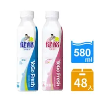 在飛比找momo購物網優惠-【金車/伯朗】健酪乳酸飲料580ml/箱+健酪乳酸-水蜜桃口