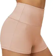 [SUPRNOWA] Boy Cut Shorts Low Rise Booty Shorts Spandex Active Dance Shorts Yoga Workout Fitness for Women