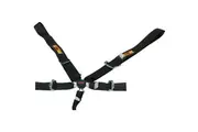 RCI 5 Point 3" Cam-Lock Type Racing Harness Black Pull Down Type. SFI 16.1 Rated