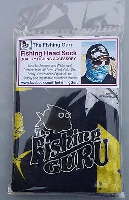MIXED GAME FISH FACE SHIELD / HEAD SOCK / BALACLAVA - UV & WIND BUFFER 4 FISHING