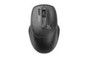 Promate EZGrip Ambidextrous Ergonomic Wireless Mouse - Black 800/1200/1600DPI -