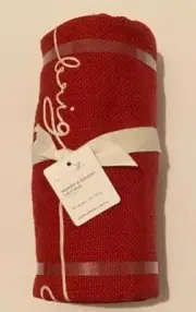 Pottery Barn Merry & Bright Table Throw , 50 "x 50"