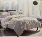 Threshold Natural Linen /Cotton Blend 3pc Duvet Cover Set King NWT
