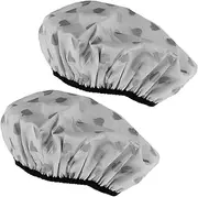 COLLBATH Conditioning Hair Caps 2pcs Heat Cap Tin Foil Hat Non-electric Self-heating Waterproof Static Electricity Free Ideal for Spa and Salon Use