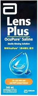 Lens Plus Ocupure Saline Sterile Rinsing Solution 360 ml