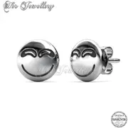 Emoticon Earrings (Smirk)
