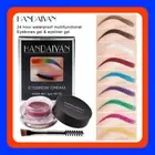 12 Colours High Quality Dipbrow Eyebrow Pomade Eye Brow Makeup Duo Brush*