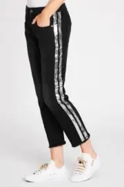 NWT RRP $320 Sass & Bide MAGICAL MYSTERY Black Sequin Jeans Size 27 9 FREE POST