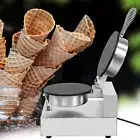 Electric Ice Cream Egg Waffle Cone Maker Machine Non Stick Pan (220V CN Plug)♪