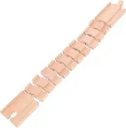DIY Wooden Train Track Set Boys and Girls Wooden Train Track Toy Educational Railway Accessory for Boys Girls
