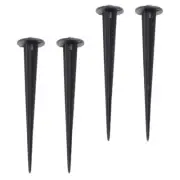 4 Pcs Floor Insert Accessories Spikes for Outdoors Floodlight Stake Ground