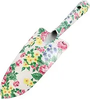 SEWOART Gardening Shovel Ergonomic Iron Planting Tool with Random Pattern Compact Outdoor Garden Accessory for Easy Digging Transplanting and Soil Preparation