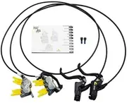 Magura MT7 Pro 4-Piston Post Mount Hydraulic Disc Brake Set (F+R) W/O Rotor, MG2630