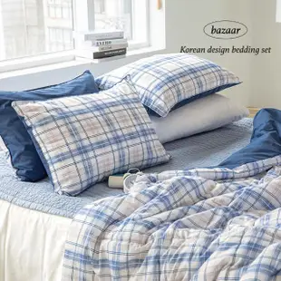 【Austin Home 奧斯汀寢飾】韓國原裝韓國雲朵雙人被枕套組(雙人 180x210cm)