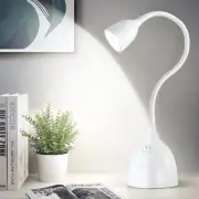 Desk Lamp for Home Office, LED Reading Light, Small Adjustable Flexible Goose...