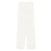 [Max Mara] Max Mara Ribbed Knit Trousers M WHITE