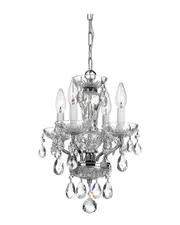 Crystorama 4-Light Traditional Crystal Chandelier Swarovski Spectra Crystal NoSize NoColor