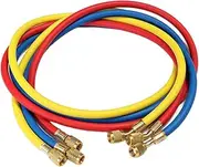 HAPINARY 72 Recharge Hose for Car Air Conditioning R12 R22 R404 R502 Professional Refrigeration Tool with 1/4 Sae Fittings Blue