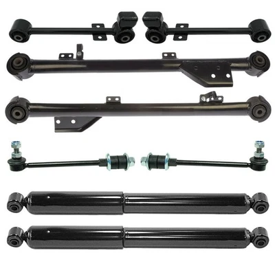 Rear Upper & Lower Control Arms Links & Shocks for Nissan Pathfinder 1997-2000 (for: Nissan)