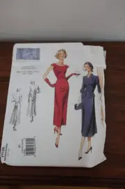 Vogue Patterns V1136 Misses Fitted Dress Jacket 14 16 18 20 Vintage 1945 Design