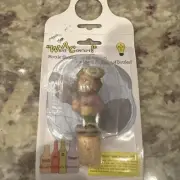 UNSHAVEN DRUNK ?? GOLFER BOTTLE STOPPER RESIN CORK WHAT A CONCEPT