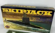 USS 585 Skipjack Moebius Models 1:72 Scale Kit Submarine 42” Display Stand